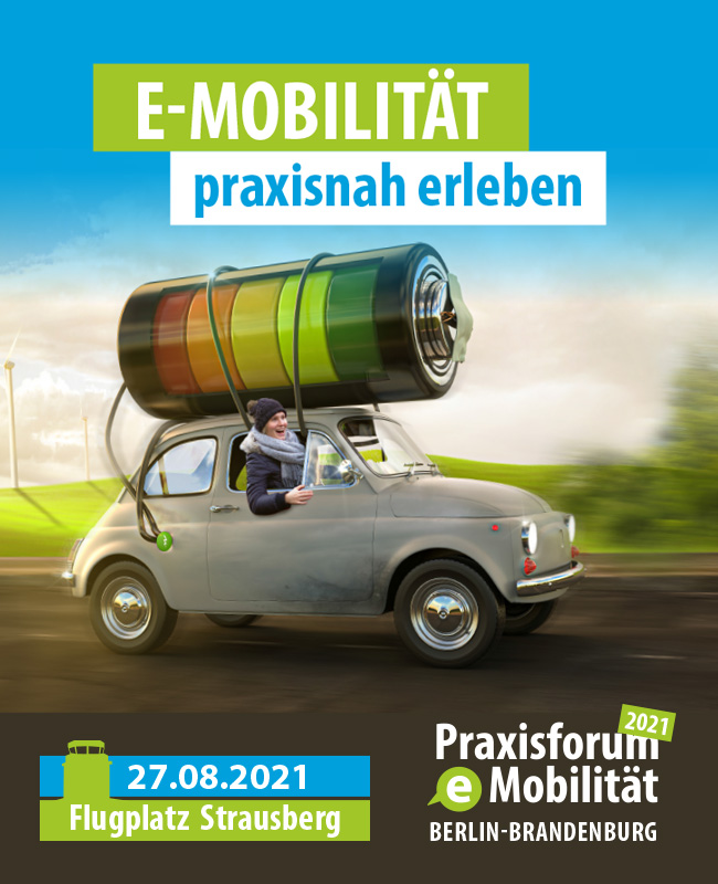 Besuchen Sie uns beim Praxisforum E-Mobilität in Strausberg